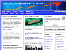 Tablet Screenshot of howtosellpreneed.com